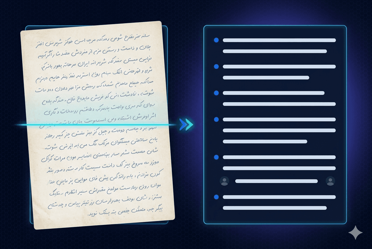 تشخیص خودکار دست‌نوشته و تایپ‌شده