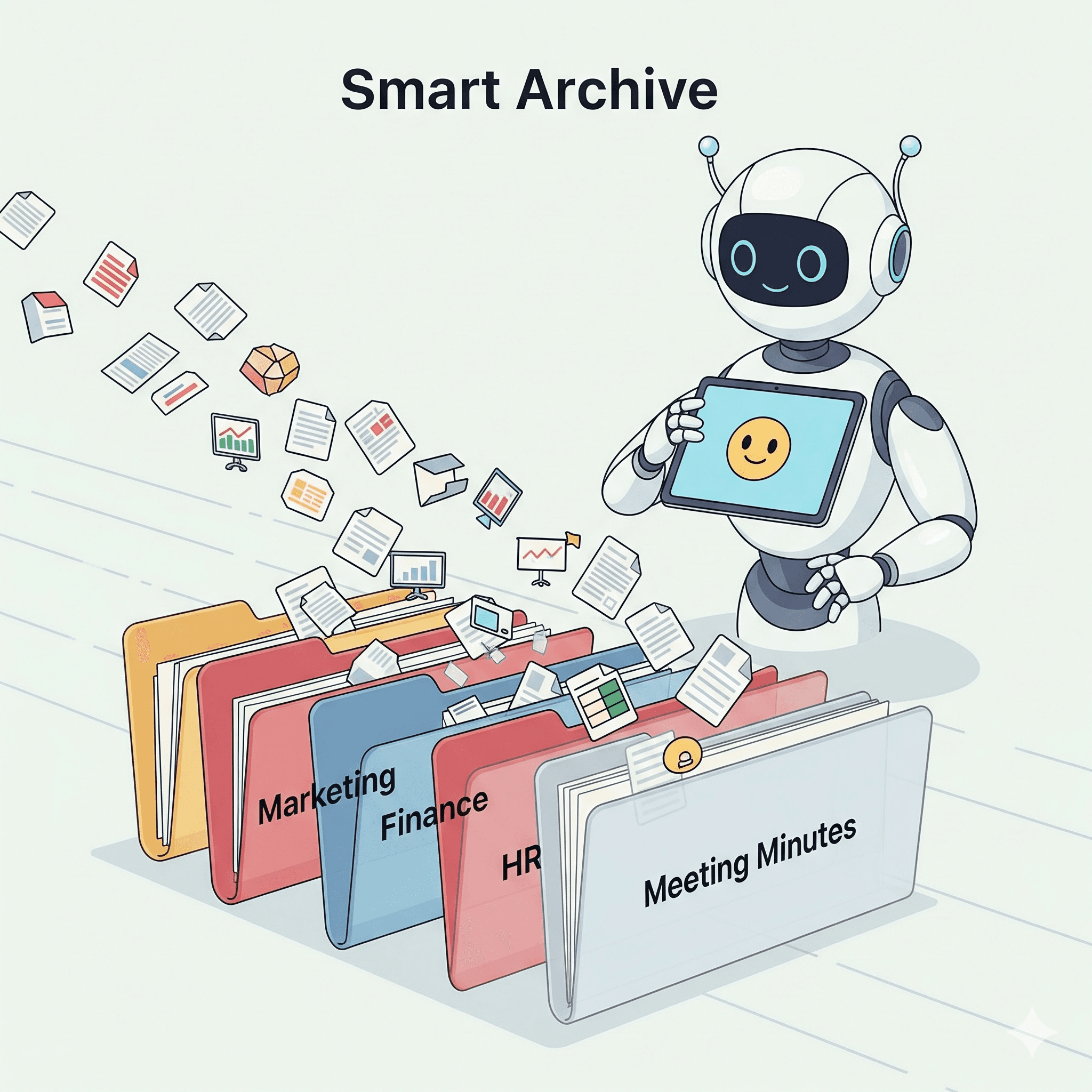 سازماندهی خودکار و دسته‌بندی صورتجلسات