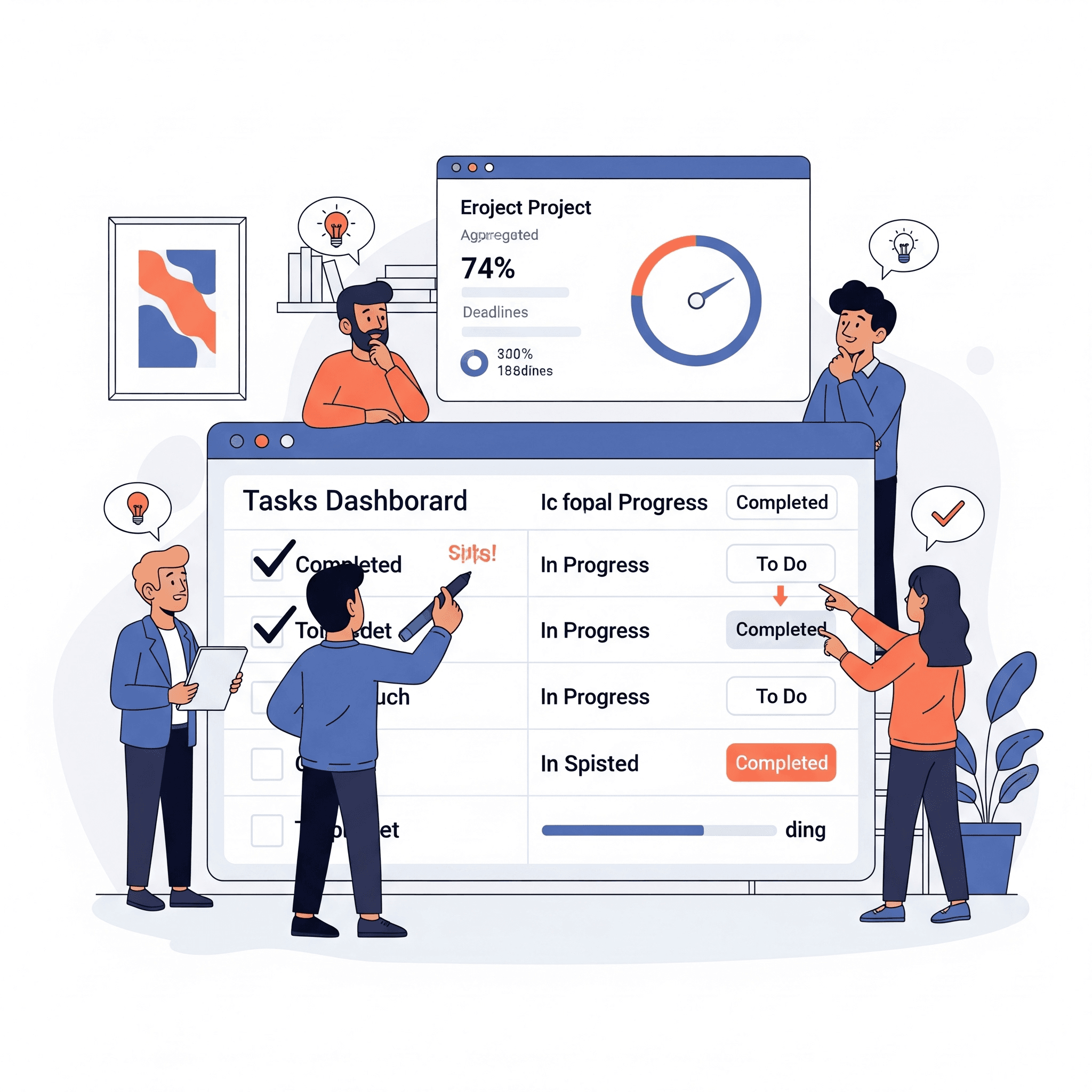 مدیریت و نظارت بر انجام تصمیمات گرفته شده
